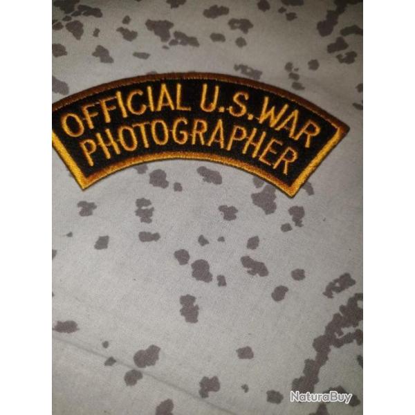 Patch tissu US Photographe A1