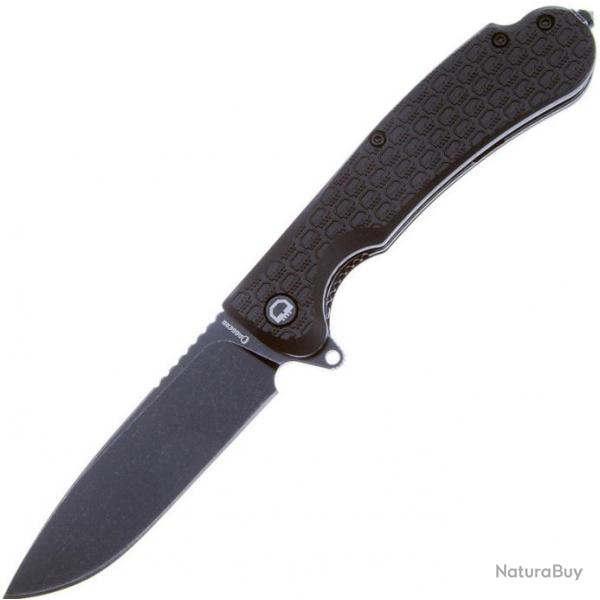 Couteau Daggerr Wocket Black Manche FRN Lame Acier 8Cr14MoV Black Linerlock Clip DGRWKFBKBW