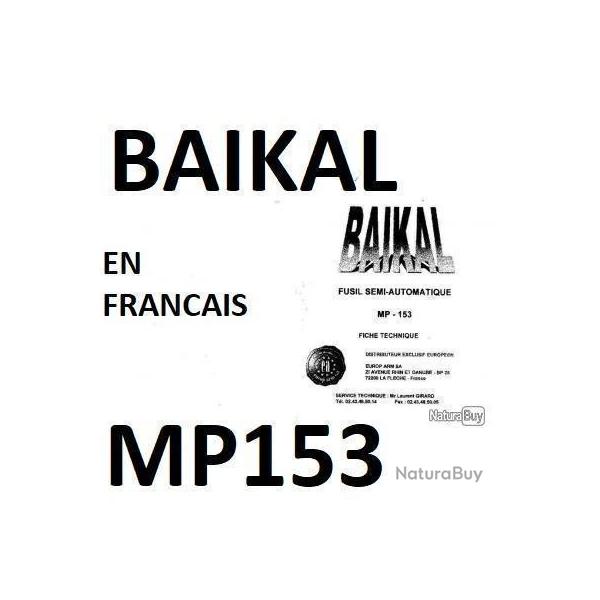 notice BAIKAL MP153 en FRANCAIS (envoi par mail) - VENDU PAR JEPERCUTE (m2181)