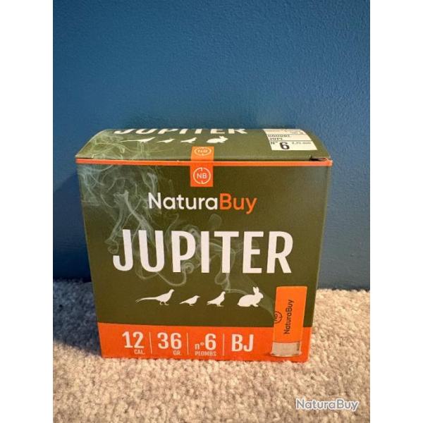 250 Cartouches NaturaBuy - Jupiter - 12/70 - 36gr - Plomb n6