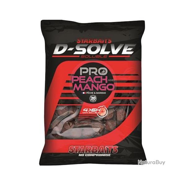 Bouillettes Solubles Starbaits Probiotic Peach & Mango D-SOLVE 20mm 2.5kg