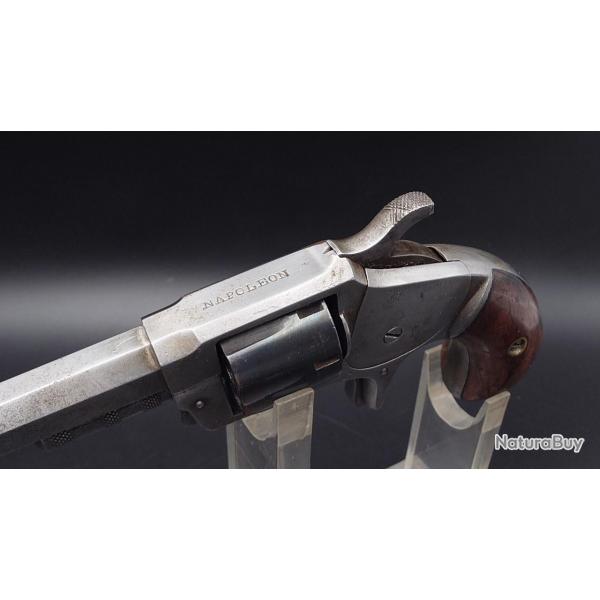 POCKET REVOLVER AMERICAIN TYPE H&R CALIBRE 22 MARQUE NAPOLEON - USA XIX Trs bon  U.S.A. XIX eme Ca
