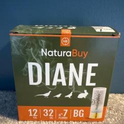 250 Cartouches NaturaBuy - Diane - 12/67 - 32gr - Plomb n°7