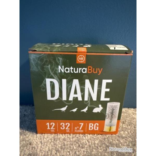 250 Cartouches NaturaBuy - Diane - 12/67 - 32gr - Plomb n7