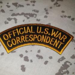 Patch tissu US  Correspondent  A1