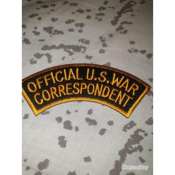 Patch tissu US  Correspondent  A1