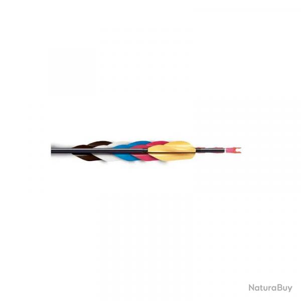 Plumes de flche Spin Wing Original - 2 Pouces / Jaune / Gaucher