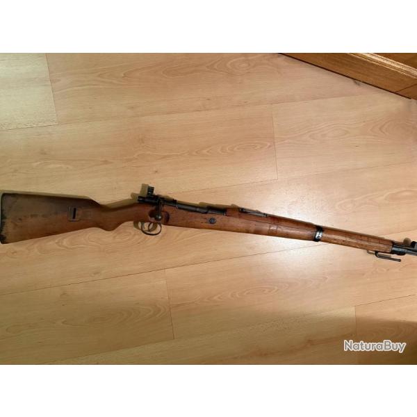 Carabine Mauser 98K Erfurt 1915 cal 8x60S avec certificat preuve