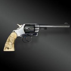 Revolver Colt New Army, Modèle 1895, Cal. 38, Avec Attribution Et Pv. Etats-unis XIXème Siècle