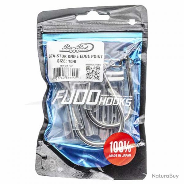 Fudo Hooks Sta-Stuk Knife Edge Point Kit 10/0