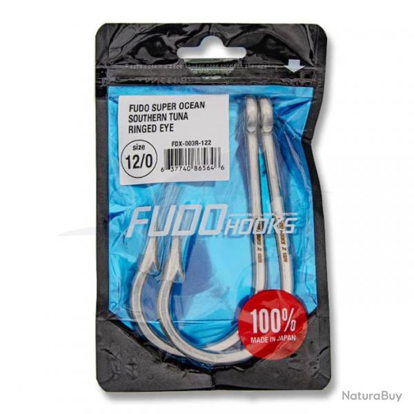 Fudo Hooks Super Ocean Southern Tuna Ringed Eye 12/0