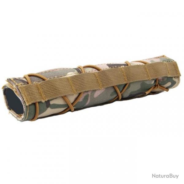 Couvre silencieux en nylon 22cm camouflage CP