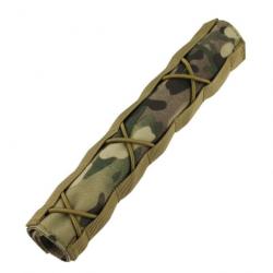 Couvre silencieux en nylon 22cm camouflage MC