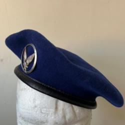 Beret militaire ALAT aviation légère bleu roi