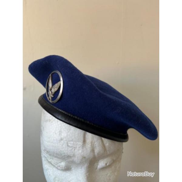 Beret militaire ALAT aviation lgre bleu roi