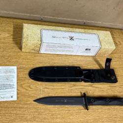 ORIGINAL AUTHENTIQUE KA-BAR EK COMMANDO EK44 MODEL 4 COMBAT KNIFE BLACK MADE IN USA NEUF !!!!!