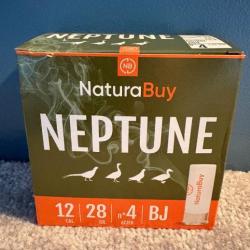 100 Cartouches NaturaBuy - Neptune - 12/70- 28gr - Plomb n°4