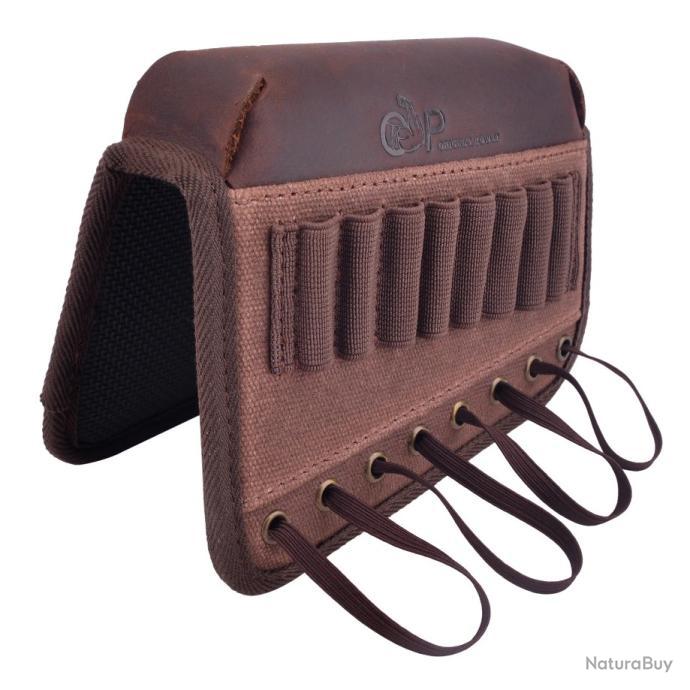 PORTE-MUNITIONS DE FUSIL Tourbon cuir 45-70 balles cartouche pour