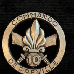 Insigne commando de Preville