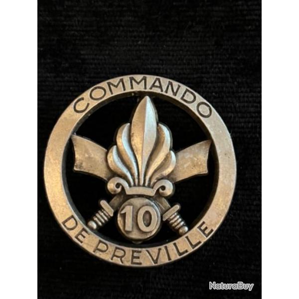 Insigne commando de Preville