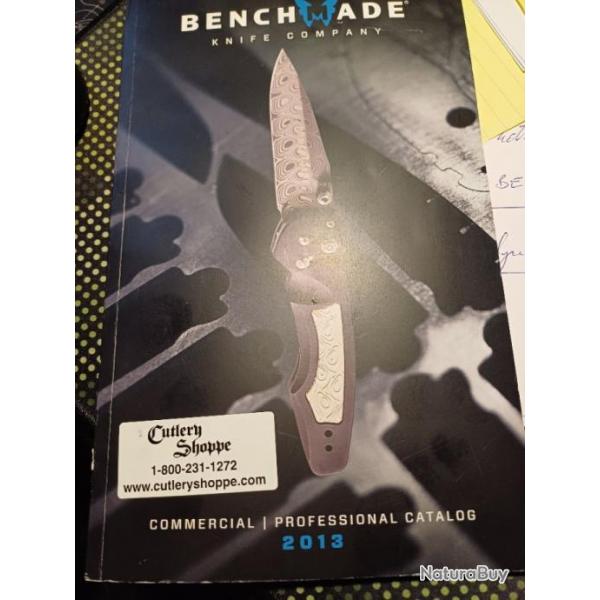 Ancien catalogue benchmade .2013