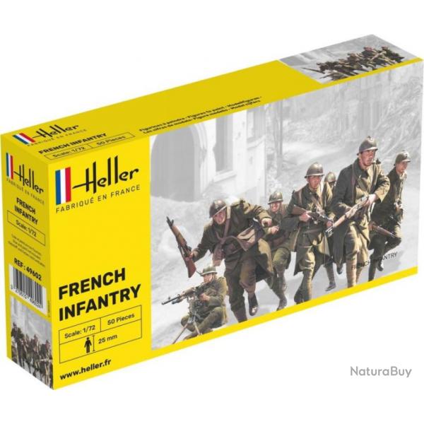 Infanterie Franaise WW2 1/72 | Heller (0000 2452) - Maquette  monter