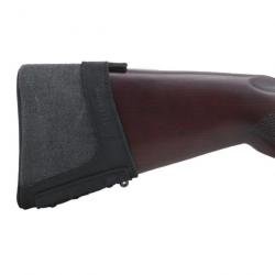 Extension de crosse de fusil de chasse en cuir véritable Small-Black LIVRAISON GRATUITE !!