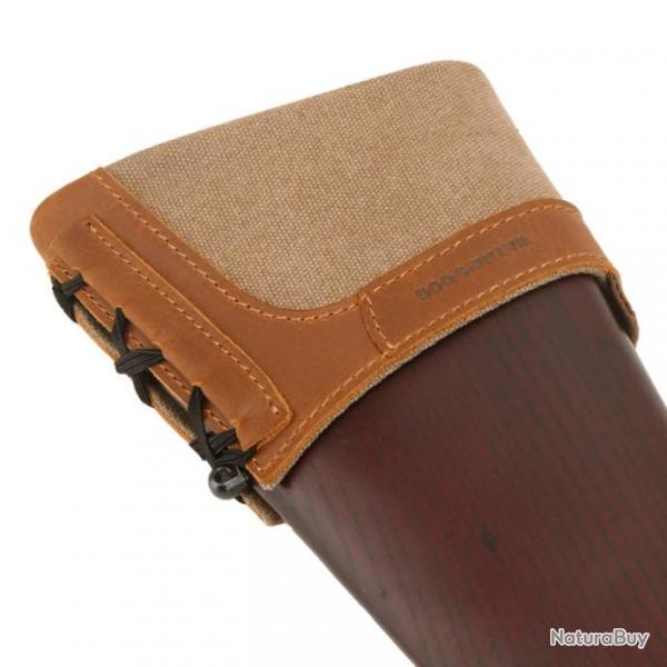 Extension de crosse de fusil de chasse en cuir vritable Large-Brown LIVRAISON GRATUITE !!