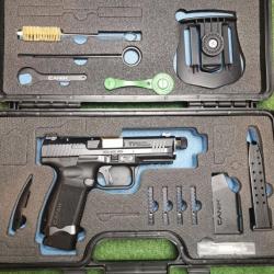 Pistolet CANIK TP9 Elite Combat Executive - 9x19 - Canon SAI fileté - Optic Ready - Dans sa mallette