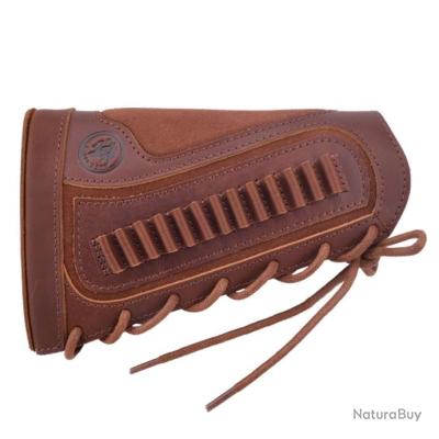 Bâton De Fusil Avec Écharpe - Toile Et Cuir - Réglable - Compatible .22LR, .308, 12GA Etc.