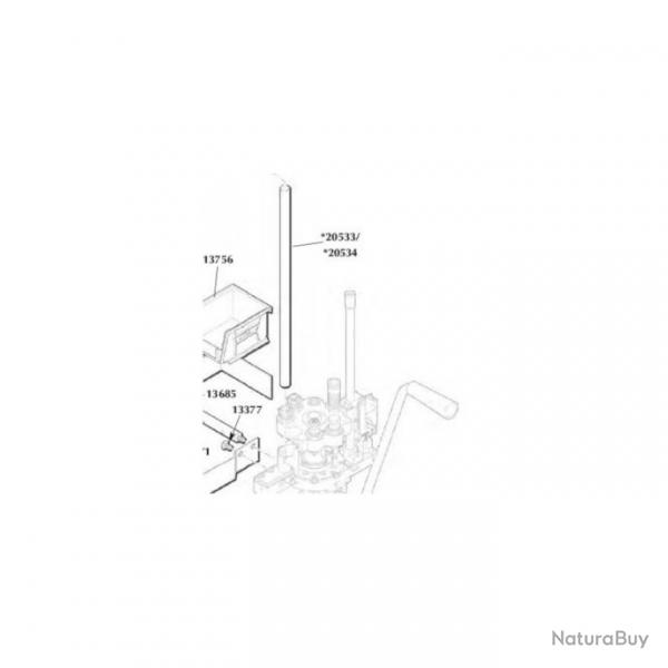 Dillon Casefeeder Tube 1100 for Super 1050, Caliber: Small Primer