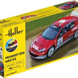 Peugeot 206 WRC 2003 1/43 | Heller (0000 2453) - Maquette à monter