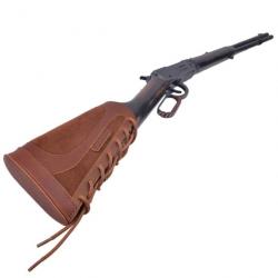 Coussin de recul en cuir pour fusil de chasse pour droitier MARRON