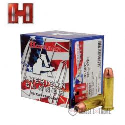 25 Munitions HORNADY American Gunner Cal 38 Spécial 125Gr Xtp