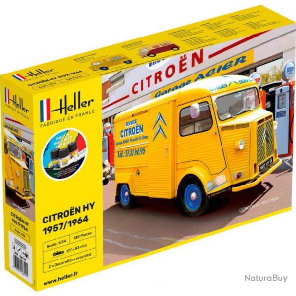 Citron HY 1957  1964 1/24 | Heller (0000 2455) - Maquette  monter