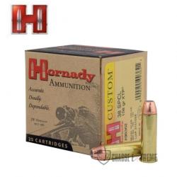 25 Munitions HORNADY Custom Cal 38 Spécial 158Gr Xtp