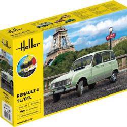 Renault 4 TL / GTL 1/24 | Heller (0000 2457) - Maquette à monter