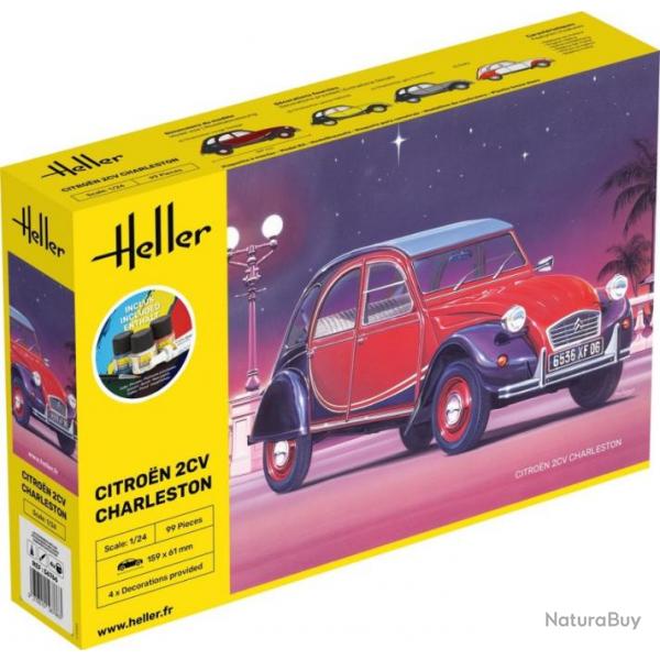 Citron 2CV Charleston 1/24 | Heller (0000 2458)