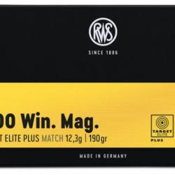 CARTOUCHES RWS 300 WIN MAG 190 GR