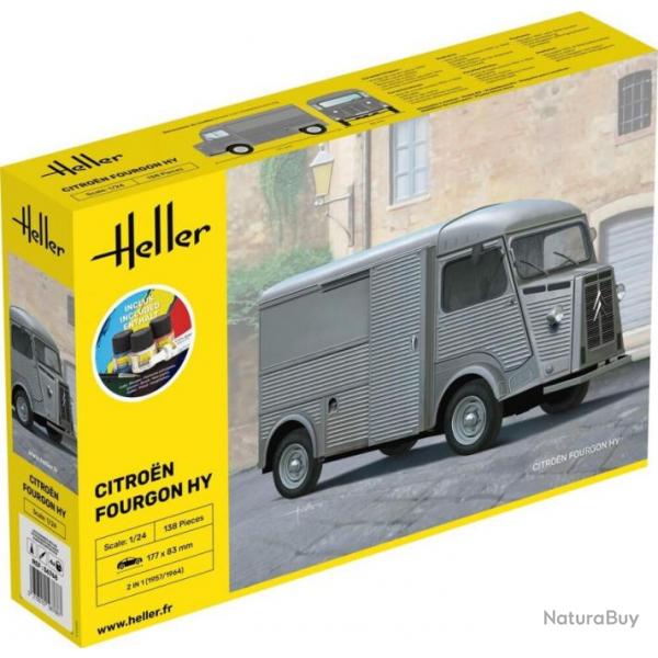 Citron fourgon HY 1/24 | Heller (0000 2459) - Maquette  monter