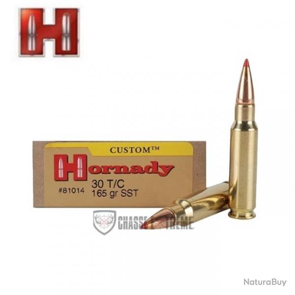 20 Munitions HORNADY Custom Cal 30 T/C 165Gr SST