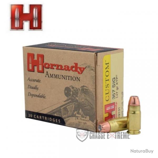 20 Munitions HORNADY Custom Cal 357 Sig 147Gr XTP