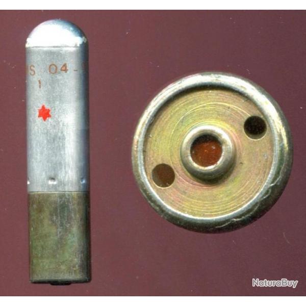 Fuse clairante 14.5 mm du KIT de survie de pilote franais - brevet USA GYROJET - TRES RARE