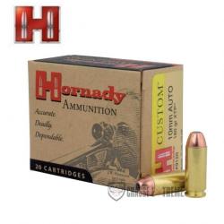 20 Munitions HORNADY Custom Cal 10mm Auto 180Gr XTP