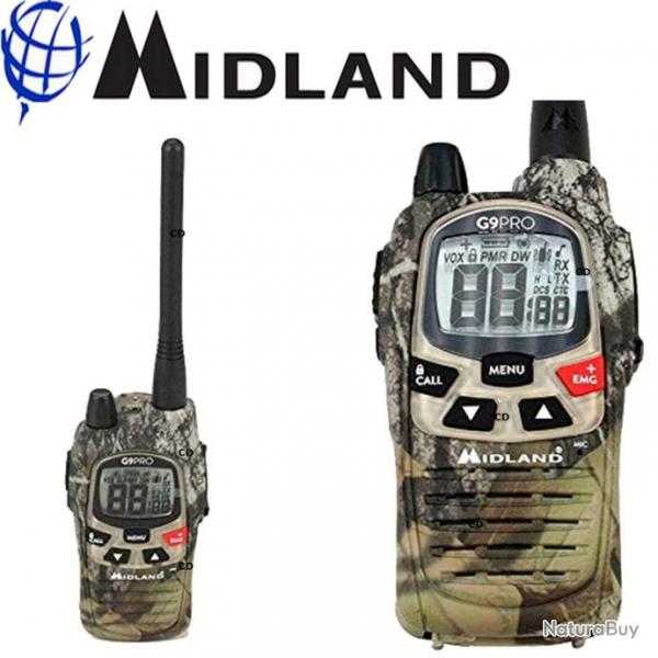 TALKIE WALKIE MIDLAND G9 PRO CAMO