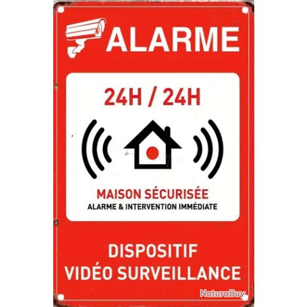 Panneau Alarme Maison scuris 24h/24 dispositif vido surveillance