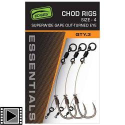 Bas de Ligne Fox Edges SWGO Chod Rigs (par 3) n° 4