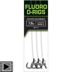 Bas de Ligne Fox Carp Ready Rigs Fluoro D-Rig (par 3) n° 4