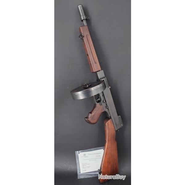 WW2 PM THOMPSON M 1928 A1 NEUTRALISATION UE 2024 CULASSE MOBILE 2eme GM U.S.A. Categorie C