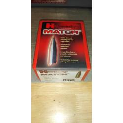 BOITE OGIVES HORNADY MATCH .323 BTHP  196 GRS  (1)